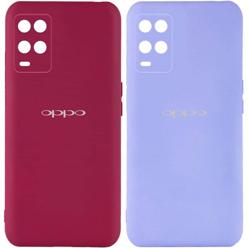 

Чехол Silicone Cover My Color Full Camera (A) для Oppo A54 4G, Бордовый