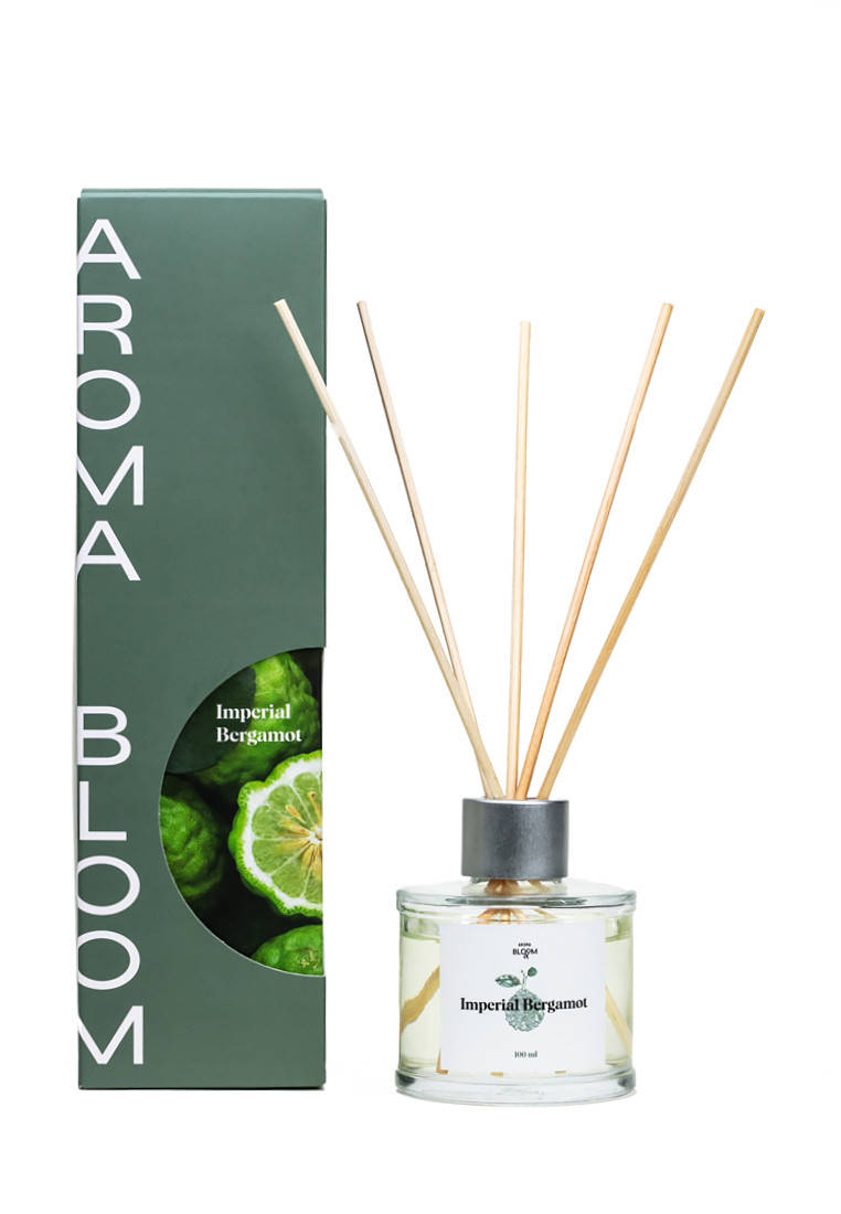 

Аромадиффузор "Императорский бергамот" для дома с палочками AROMA BLOOM Imperial bergamot