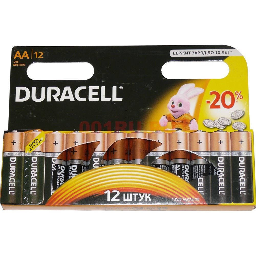 

Батарейка Duracell original LR6 12шт/пл (цена за 1шт)