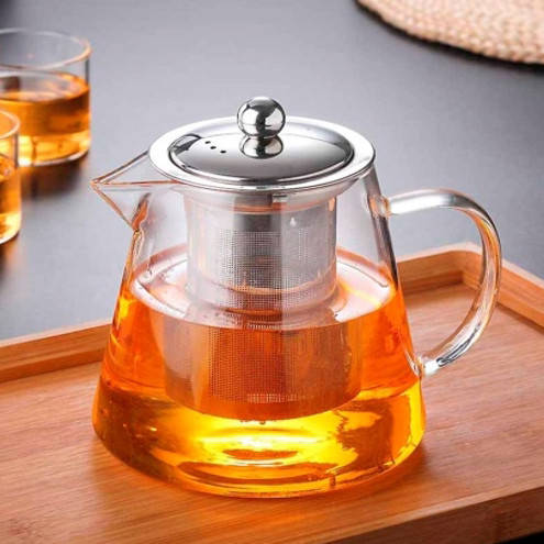 

Чайник заварочный 360 мл (Olens) Улюблений DG1053SS, Красный