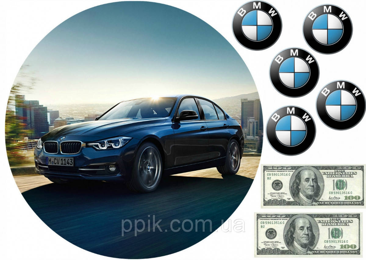 

Вафельная картинка автомобиль BMW 2