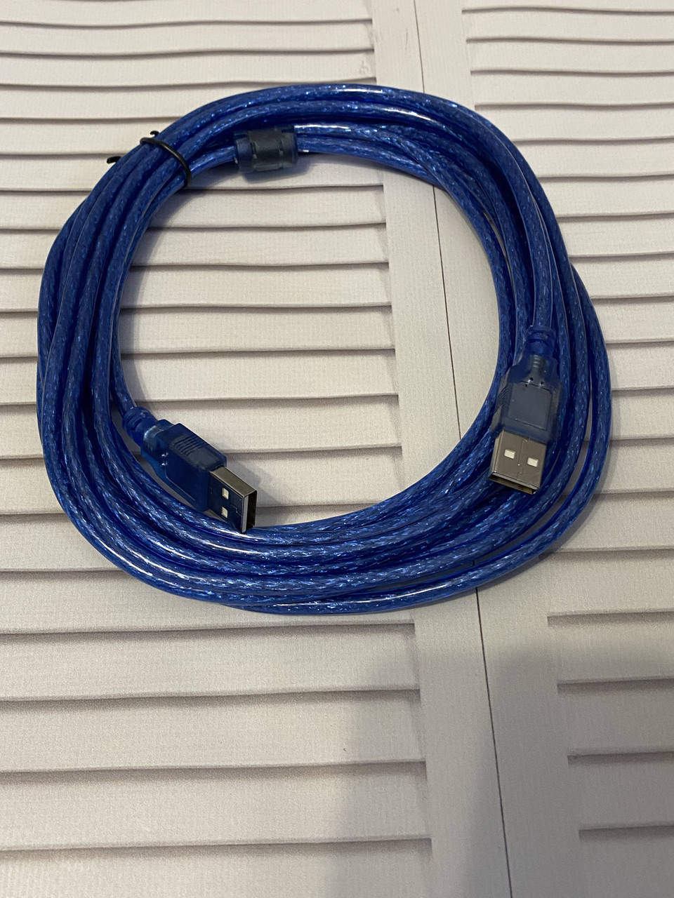

Кабель удлинитель USB АМ-USB АМ 5 метров, Синий