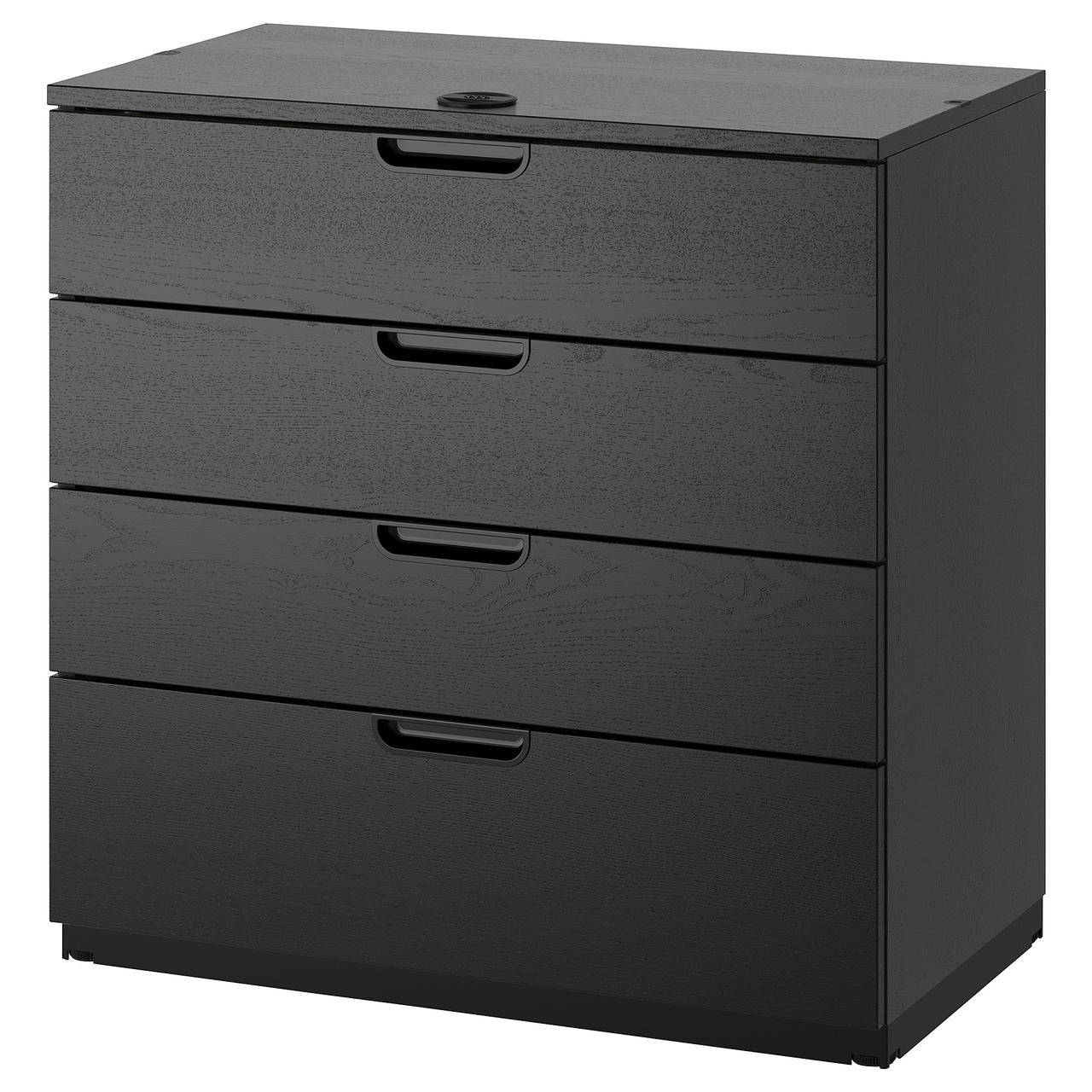 

Тумба для документов IKEA GALANT 80x80 см черная 303.651.59, Черный
