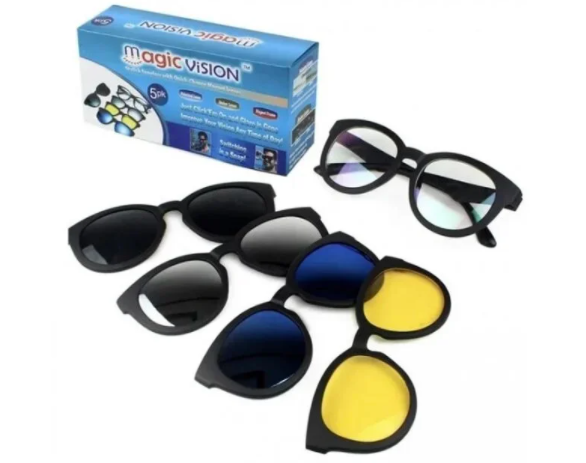 

Очки солнцезащитные антибликовые Magic Vision Original 5 в 1
