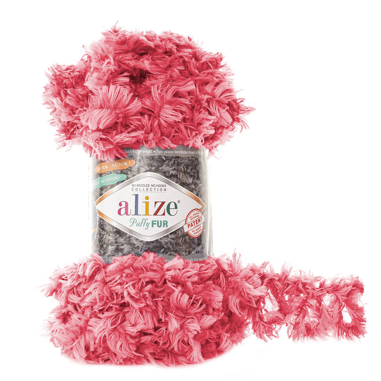

Alize Puffy Fur № 6115 коралловый
