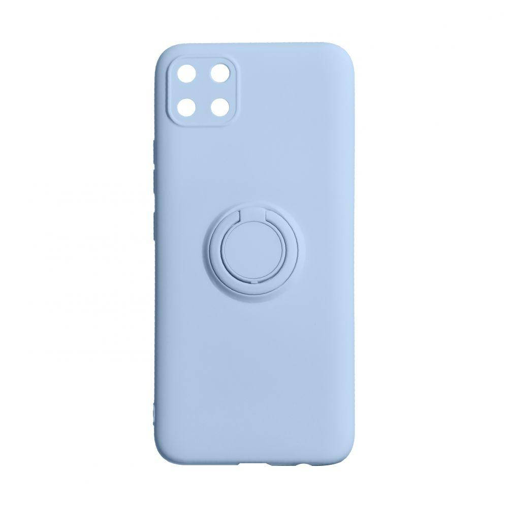 

Чехол-накладка Totu Ring Color для Realme C11 голубой