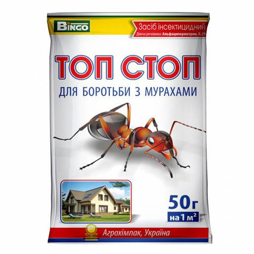 

Топ Стоп, 50 г, средство борьбы с муравьями