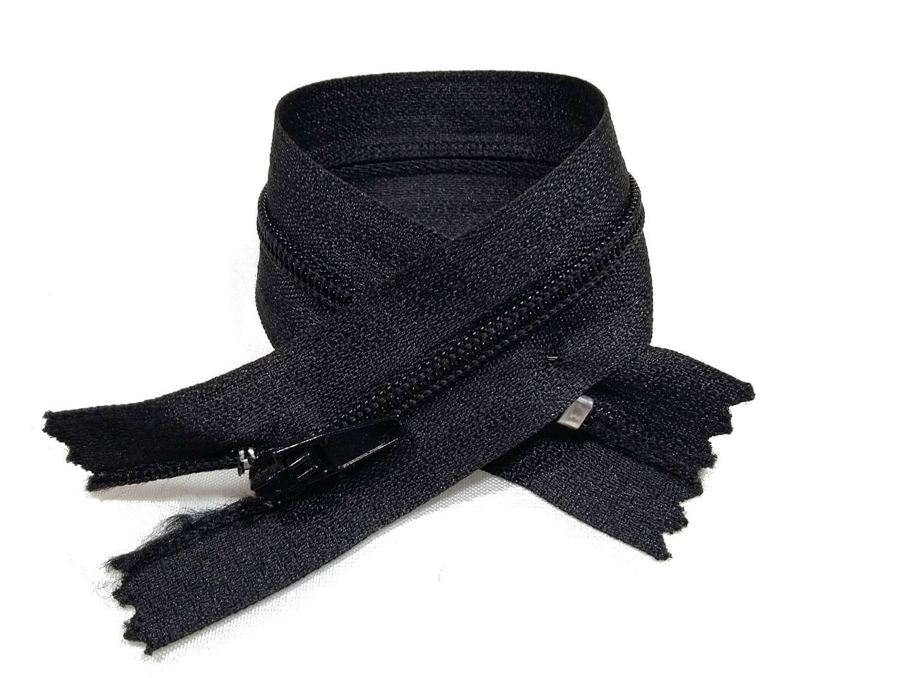 

Молния брючная спираль 20см черная, Черный