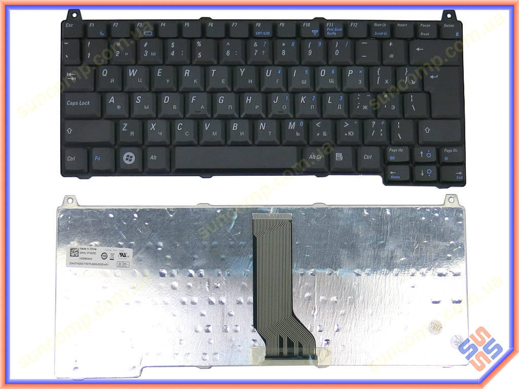 

Клавиатура для DELL Vostro 1310, 1320, 1510, 1520, 2510 ( RU Black ) Оригинал, Черный