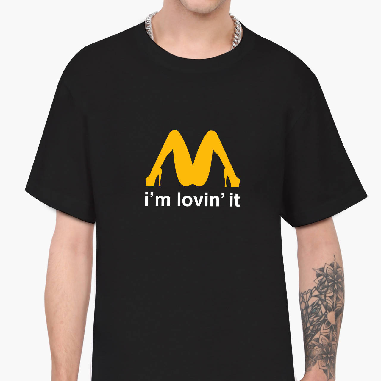 

Футболка мужская Я это люблю (I'm lovin' it) Черный (9223-2013-BK-S) S