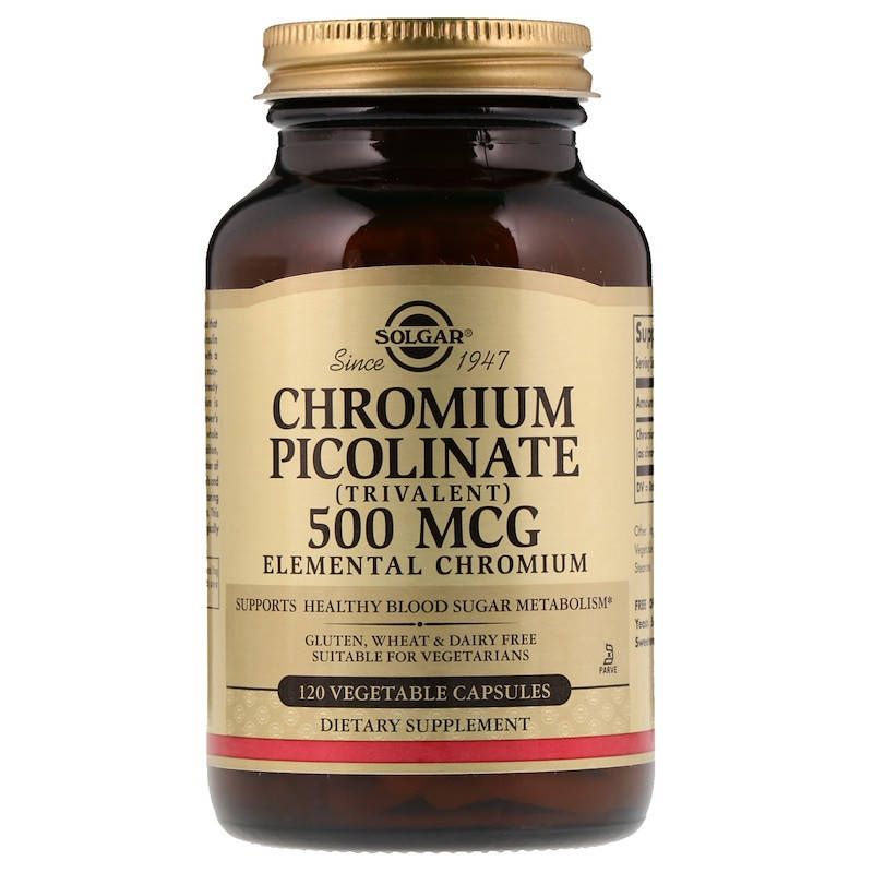 

Хром пиколинат (Chromium picolinate) 500 мкг 120 капсул