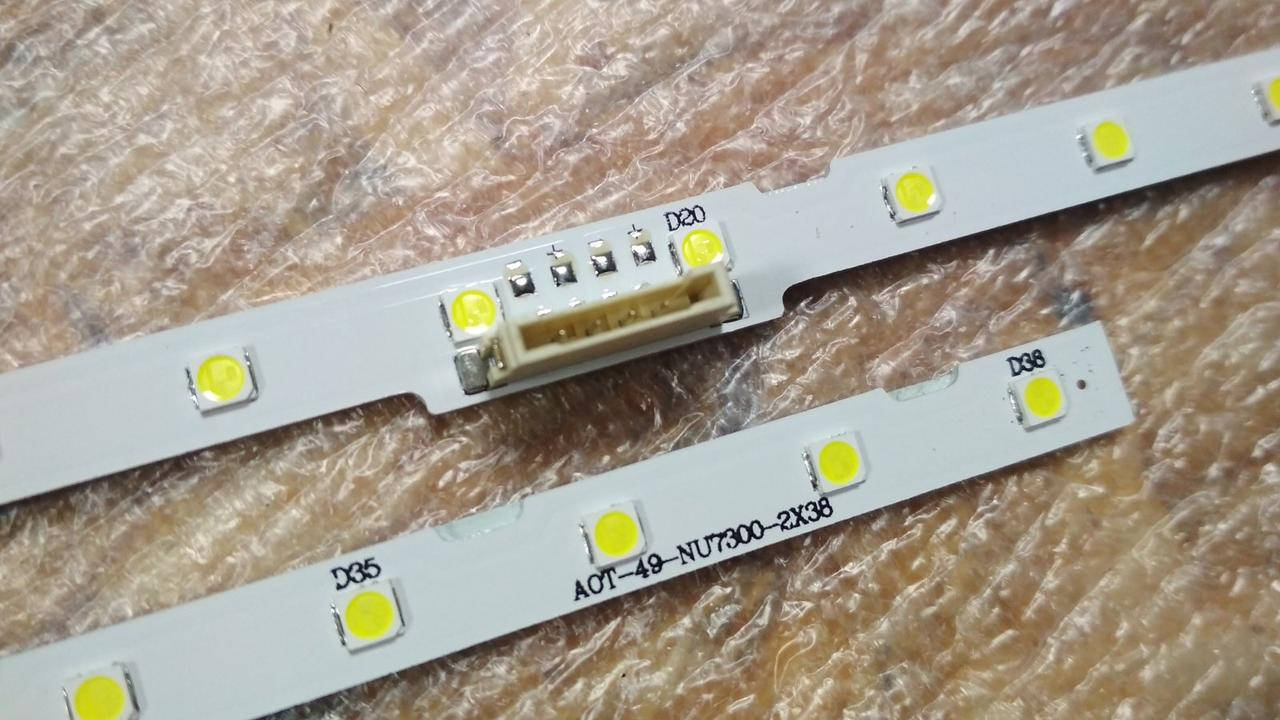 

Подсветка светодиодная AOT-49-NU7300-NU7100-2X38 для телевизоров Samsung 49″