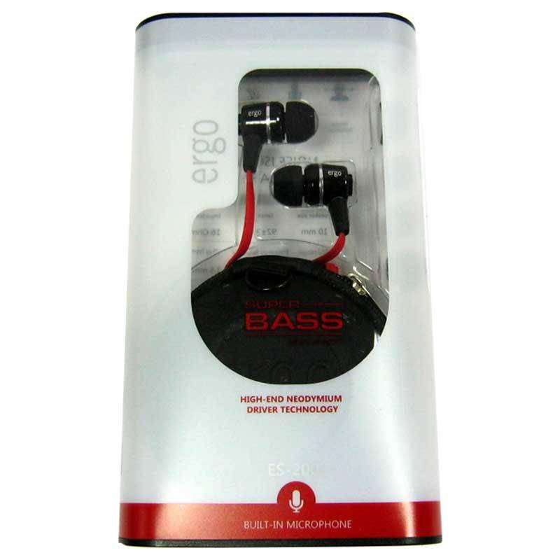 

Наушники гарнитура Ergo ES-200i black +box