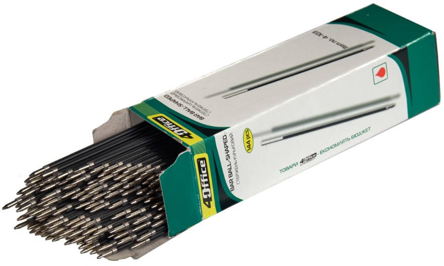 

Стрижень кульковий "4Office" 4-103 0,5*142 чорн