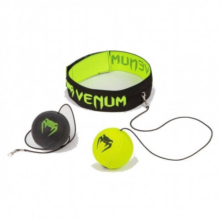 

Оригинальный Тренажер Для Реакций Файтбол Venum Reflex Ball - Black/Yelow, Черный