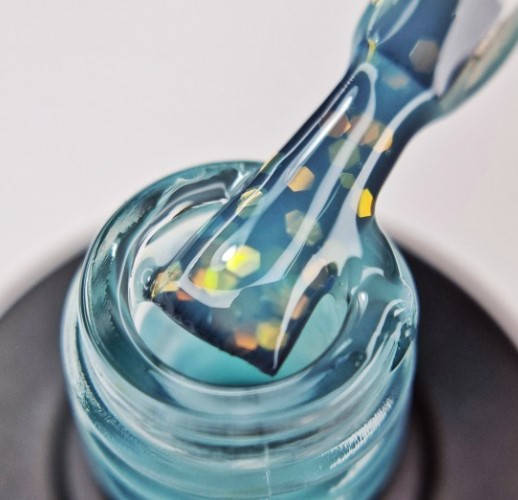 

База Saga Light Base №06 с блестками 8мл, Зелёный
