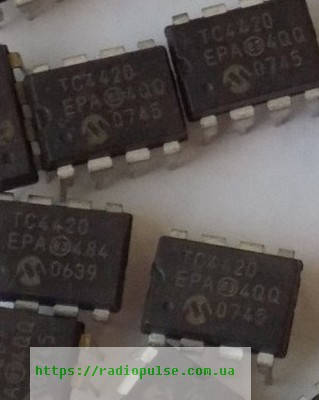 

Микросхема TC4420 , DIP8 ( TC4420EPA , TC4420CPA , MAX4420 )