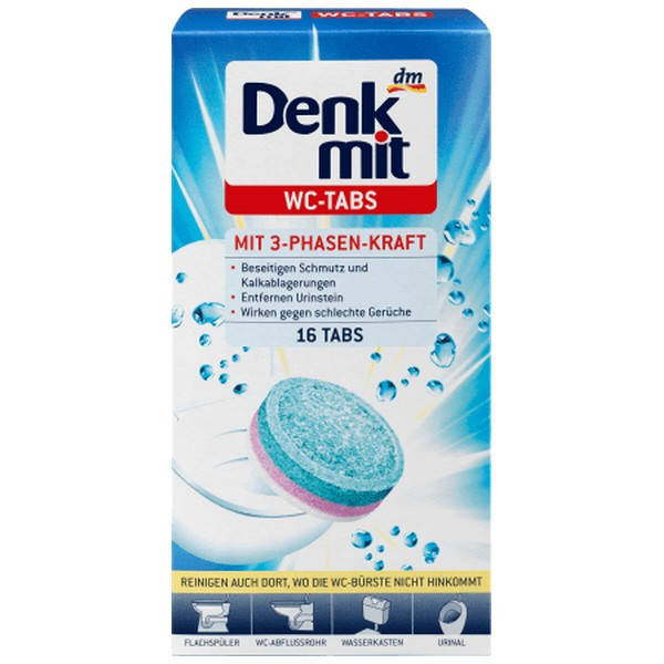 

Denkmit таблетки для очистки туалета 16 шт