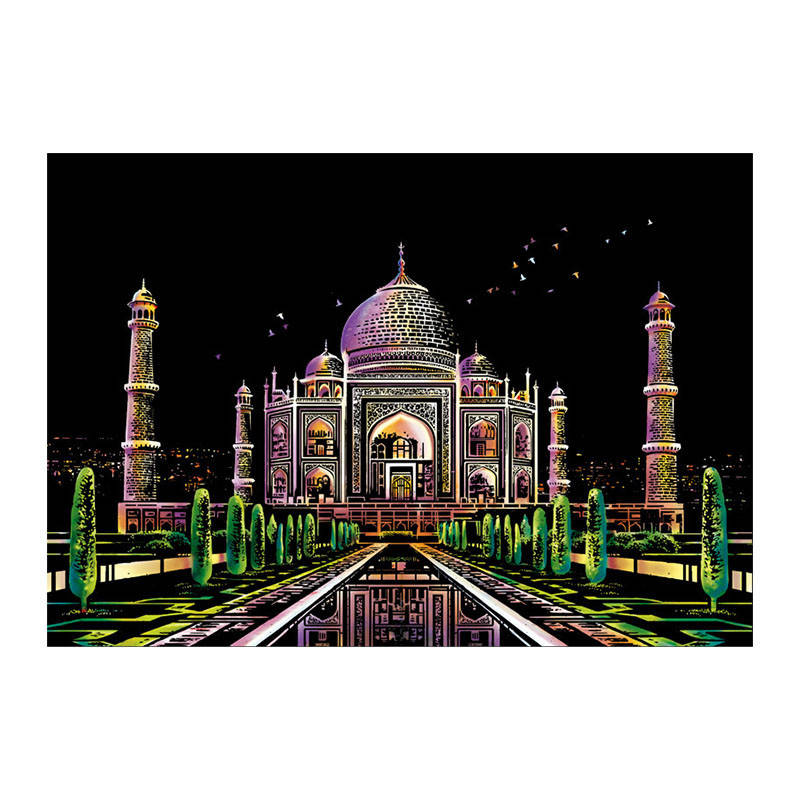 

Скретч-картина YUELU P1-A04 Taj Mahal Тадж-Махал творческий набор