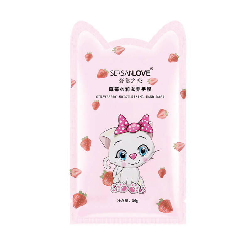 

Увлажняющая маска-перчатки для рук Sersanlove Strawberry Moisturizing Hand Mask, 36г