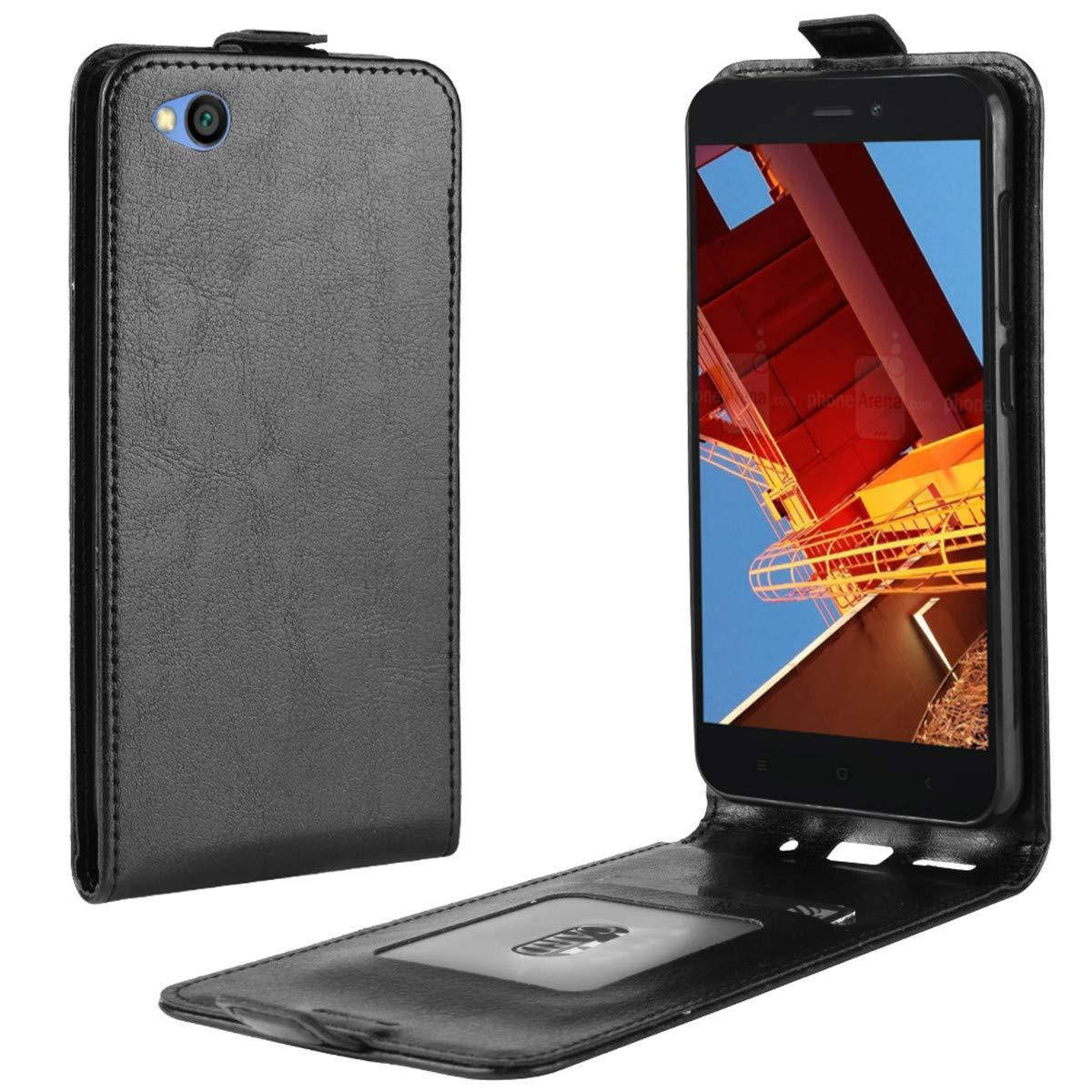 

Чехол IETP для Xiaomi Redmi GO Флип вертикальный кожа PU черный