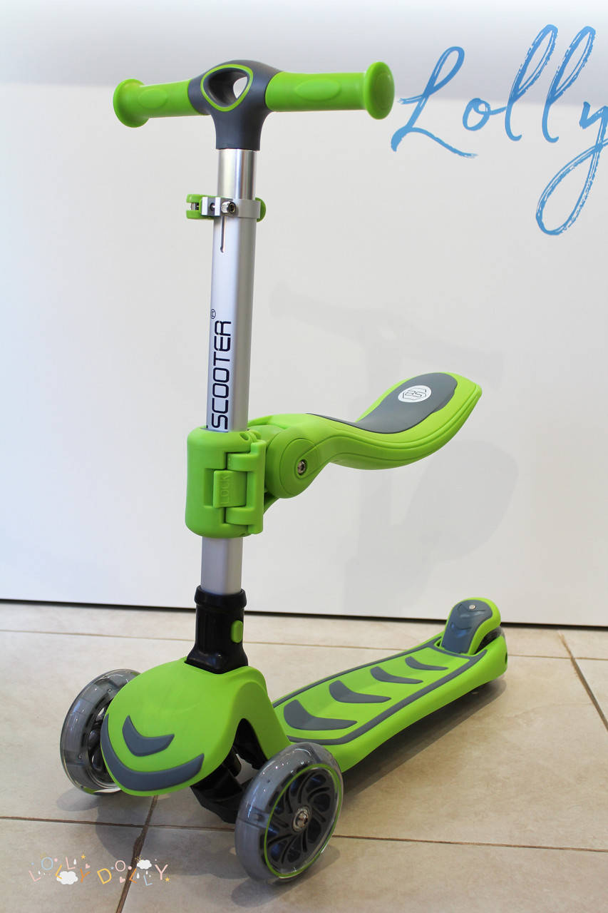 

Самокат-беговел трехколесный Best Scooter Maxi Макси Зеленый 07196