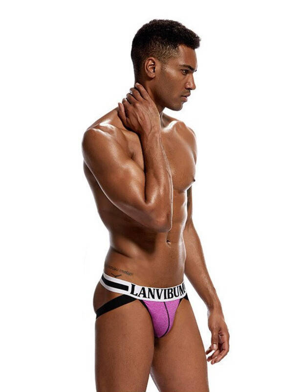 

Мужские джоки Lanvibum фиолетовые с широким поясом, Фиолетовый