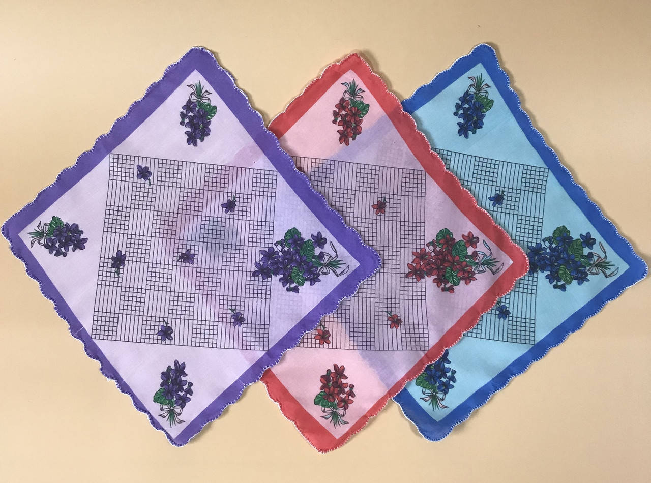 

Женский носовой платок (ситец), Разные цвета