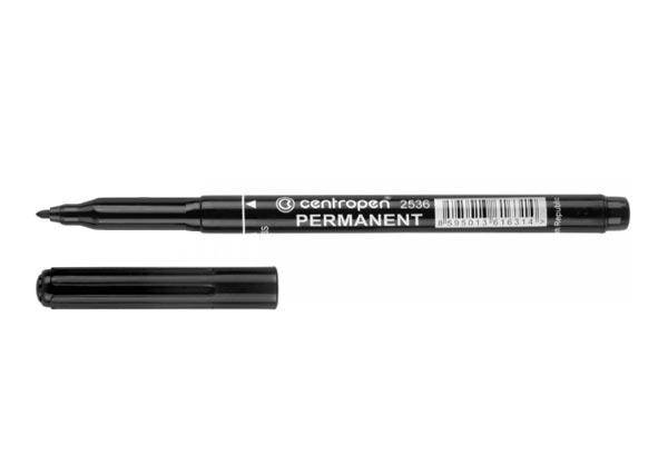 

Маркер перманентний CENTROPEN Permanent 2536 1 мм чорний, Черный