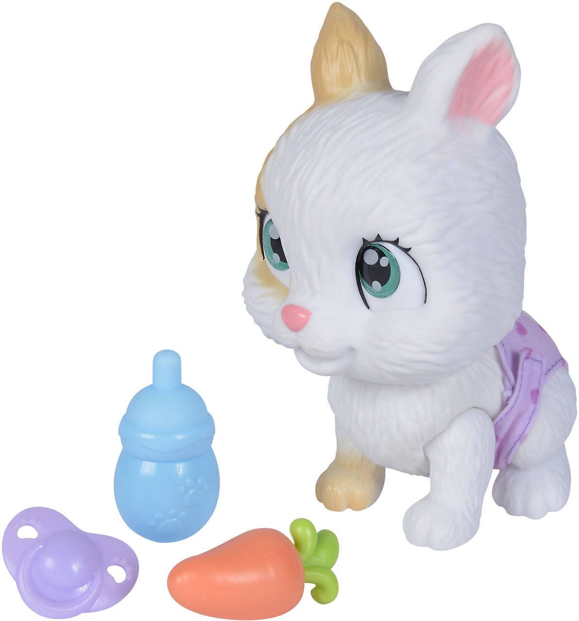 

Кролик игрушечный Чичилав Pamper Petz Зайчик с сюрпризами Chi Chi Love Simba 5953052, Белый