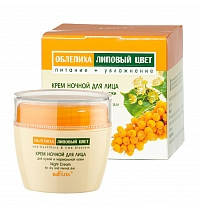 

"ОБЛІПІХА + ЛИПОВ. ЦВІТ" Крем для обл. нічний з масл. обліп. д/сух. і норм. шк. 50 мл, Bielita