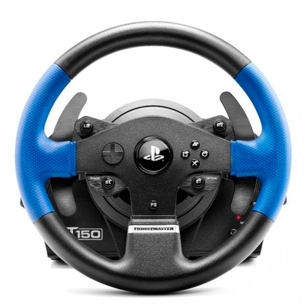 

Руль с педалями Thrustmaster PC/PS3/PS4 T150 Force Feedback Official Sony licensed Black (4160628) [64341], Черный
