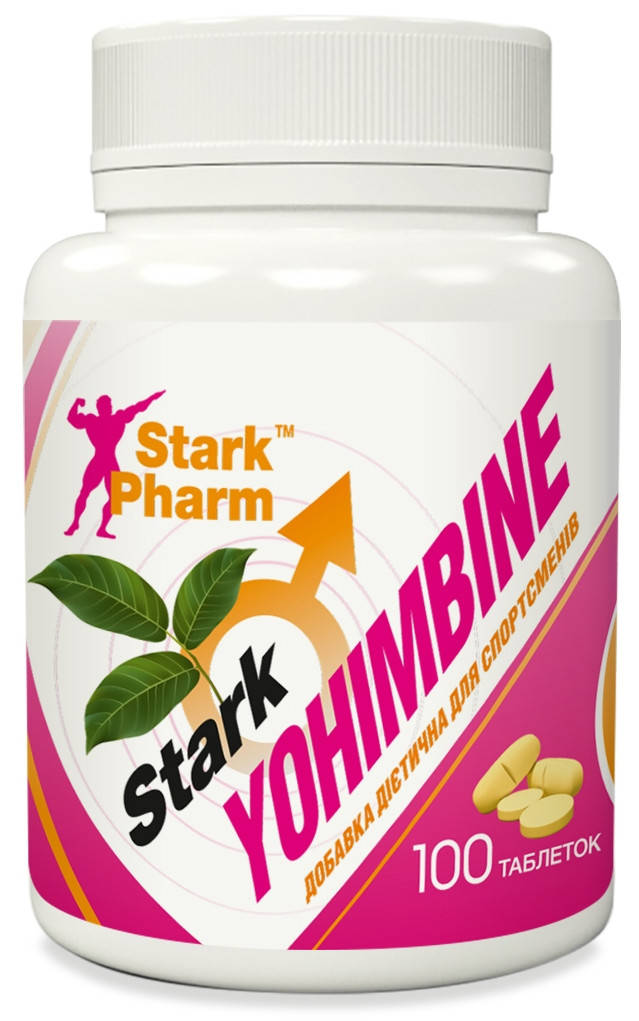 

Жиросжигатель проблемных зон Stark Pharm - Yohimbine 10 мг (100 таблеток)