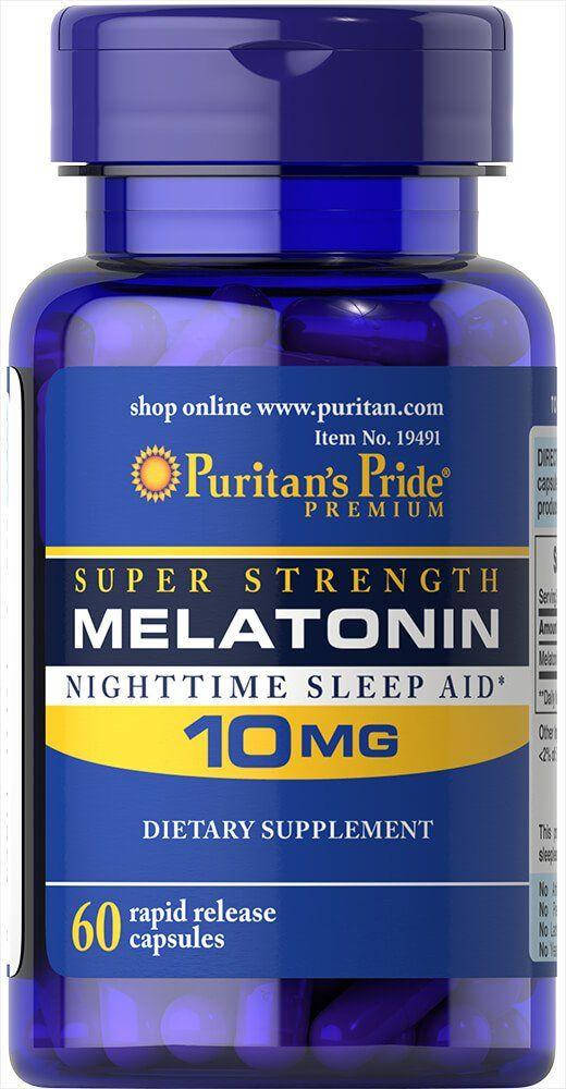 

Мелатонин (Melatonin) 10 мг 60 капсул