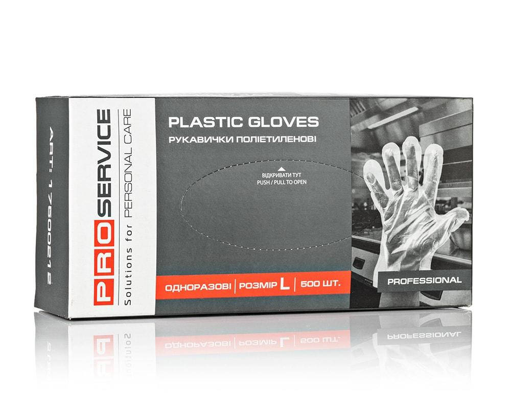 

Полиэтиленовые одноразовые перчатки, 500 шт