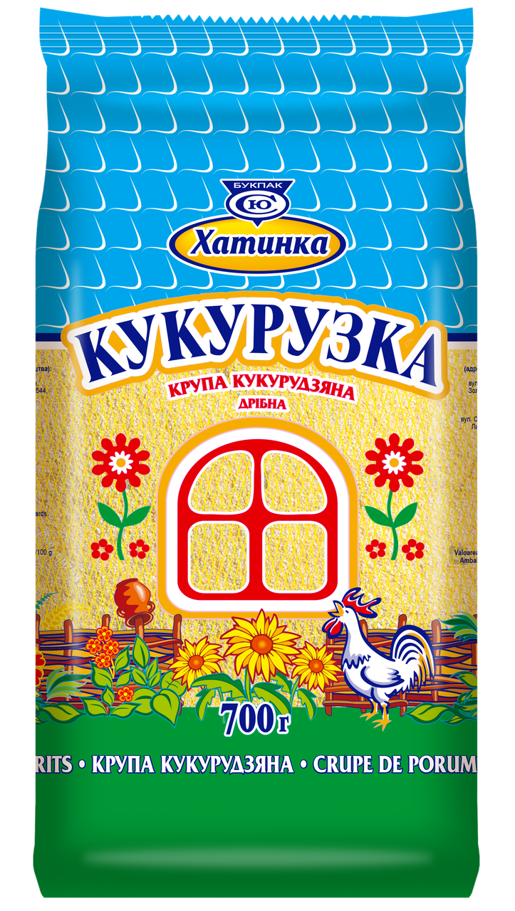 

Крупа кукурузная мелкая "Extra", ТМ Хатинка, 0,7кг