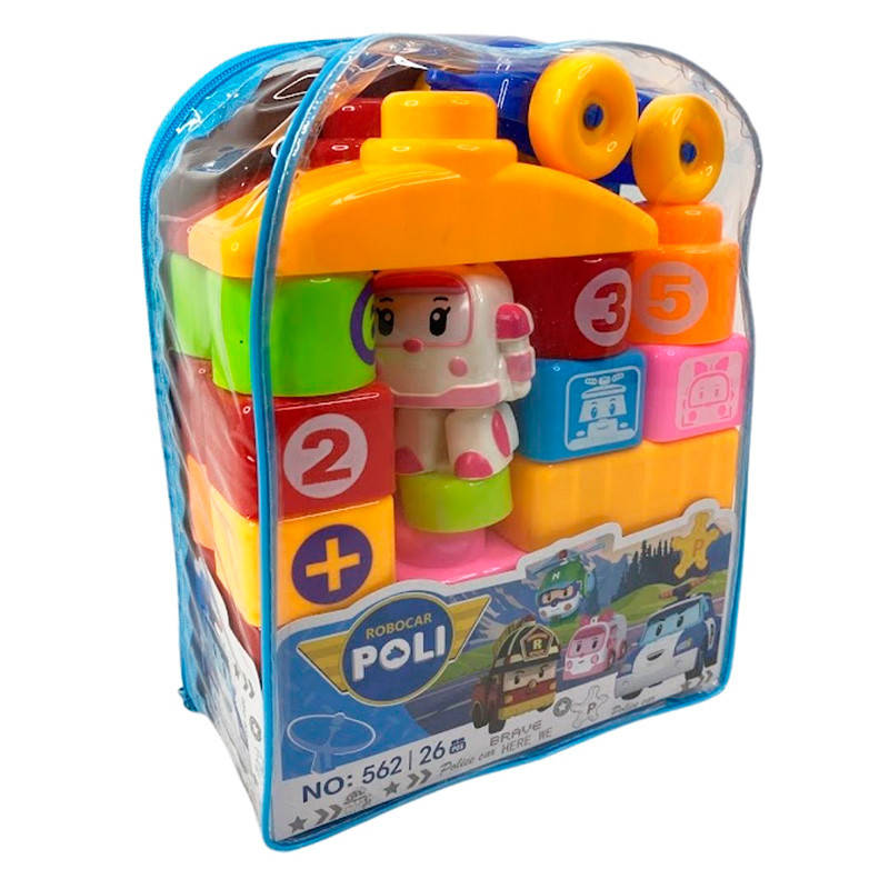 

Конструктор "Машинки - спасатели" 562, 26 дет