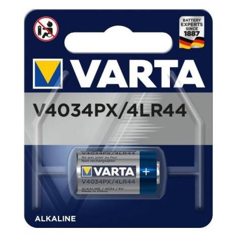 

Батарейка VARTA Alkaline 6V V4034PX / 4LR44 / (4034 101401)