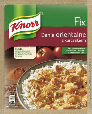 

Специи Fix Knorr Danie orientalne z kurczakiem 48 г