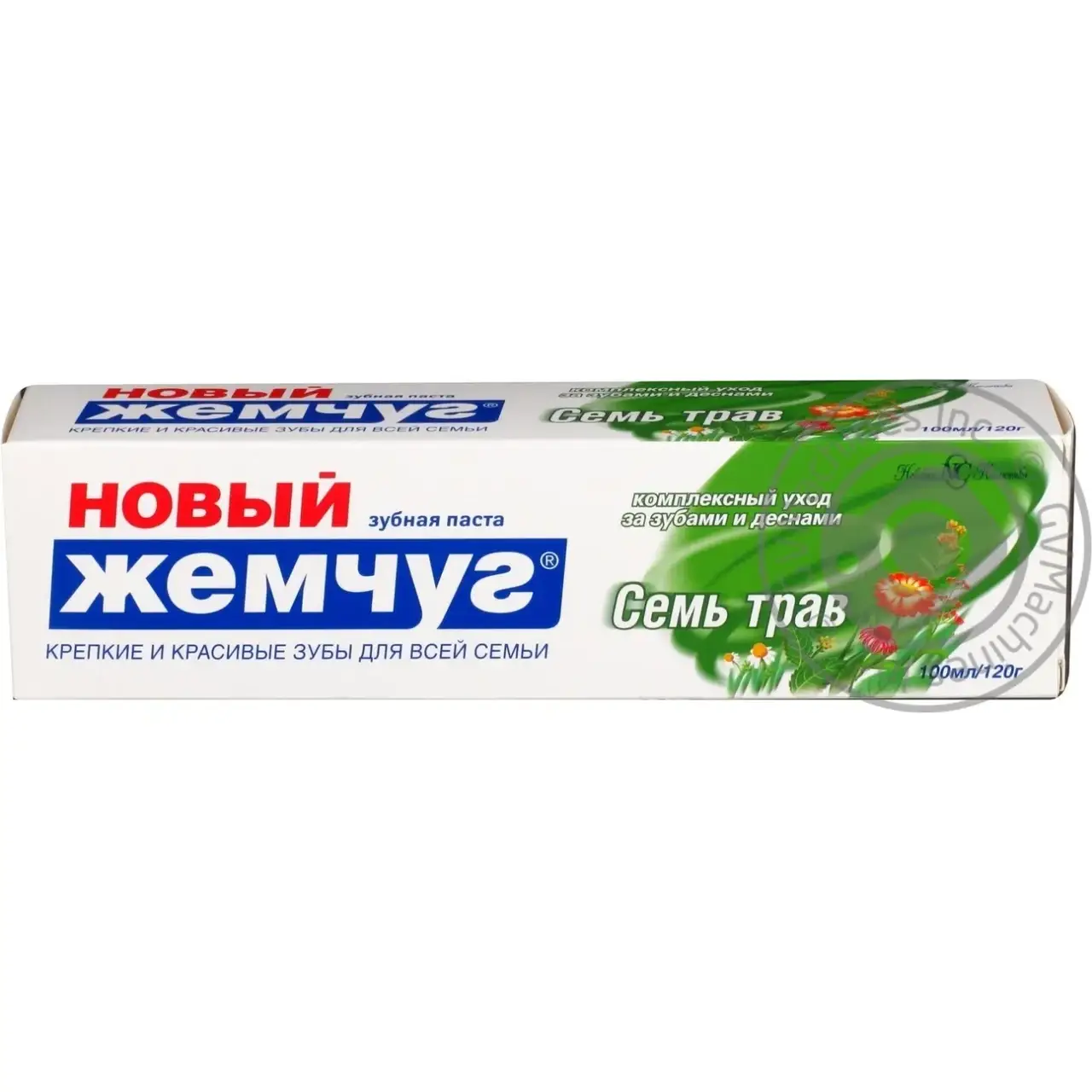 

Зубная паста Новый Жемчуг Семь трав 100мл