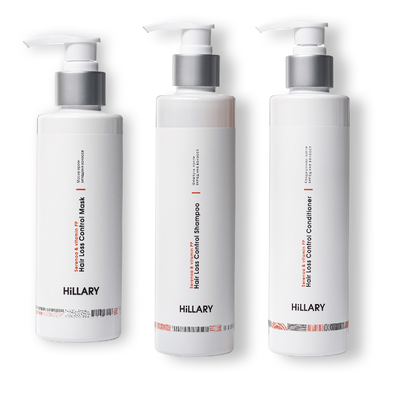 

Комплекс против выпадения волос Hillary Serenoa & РР Hair Loss Control