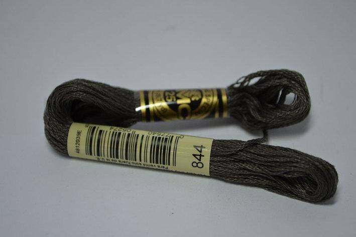 

Серое Мулине DMC (ДМС) 844 номер. Нити для вышивания, Франция, оригинал., Серый
