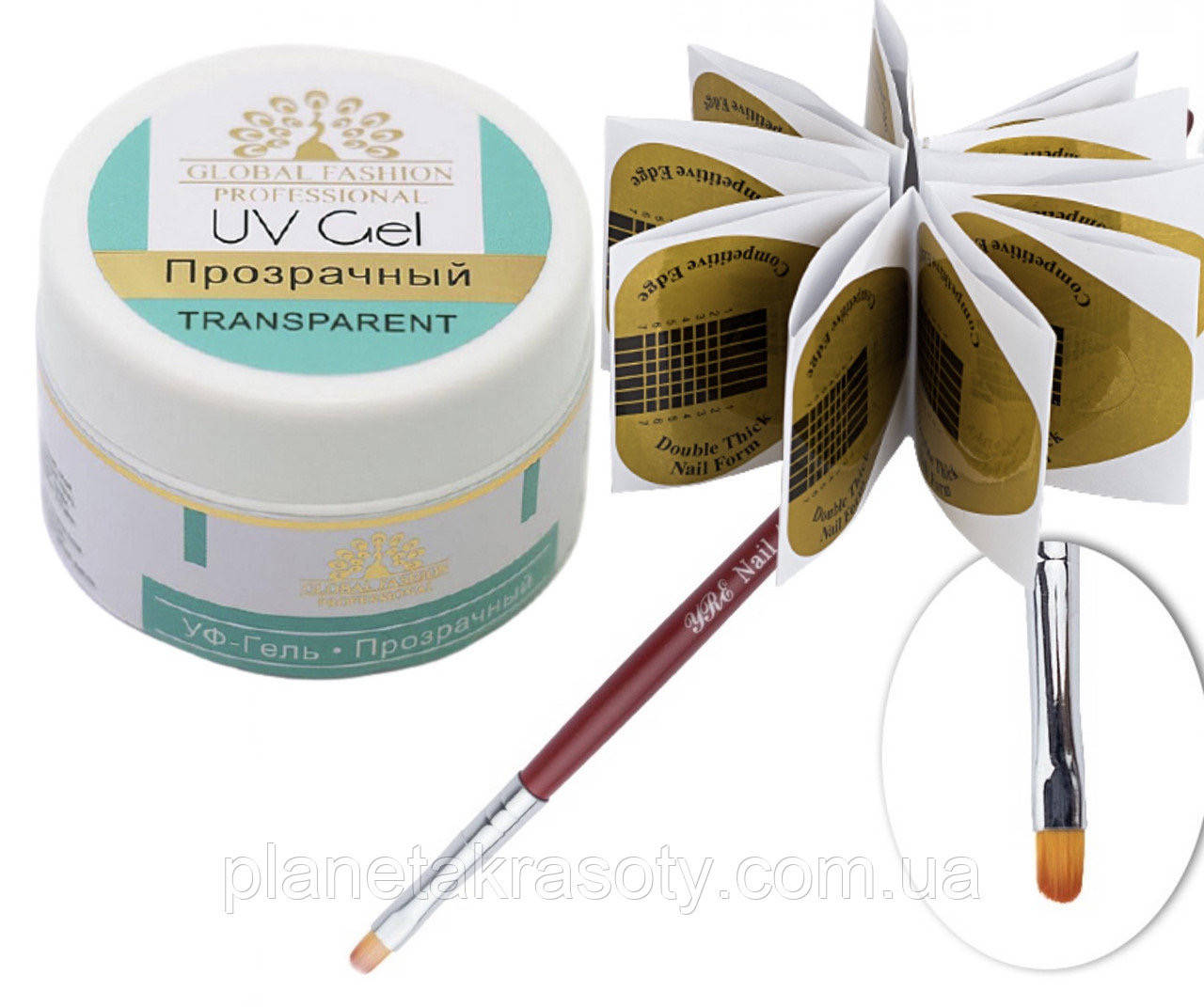 

Стартовый набор для наращивания ногтей гелем Global Fashion