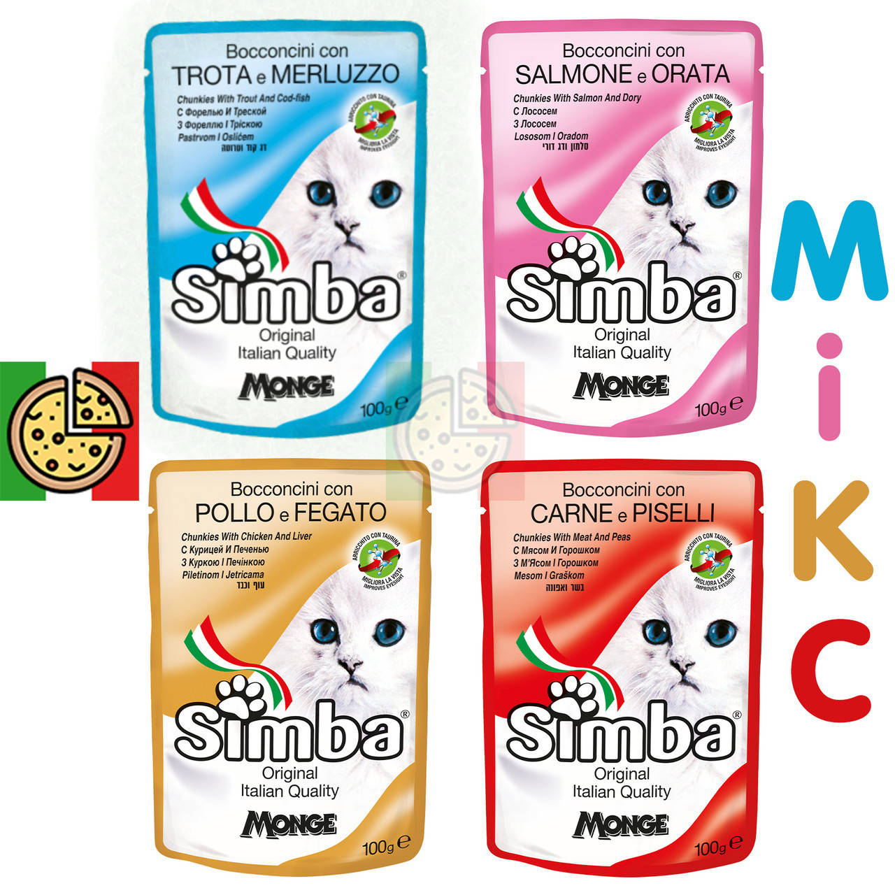 

Акция! Simba cat 24 пауча MIX! 4 пауча в подарок!