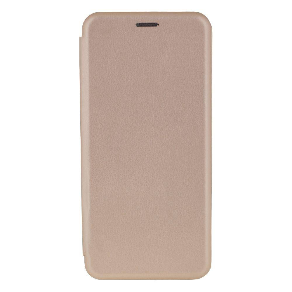 

Чехол книжка для Xiaomi Redmi Note 9 / Редми нот 9 кожа, Золотой