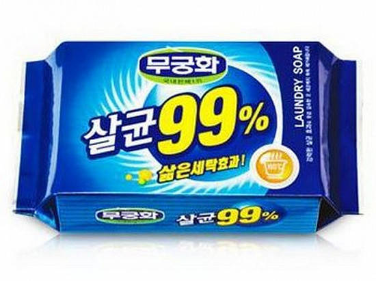 

Хозяйственное мыло "Laundry soap" с повышенными отстирывающими свойствами стерилизующее 230 г (400350)