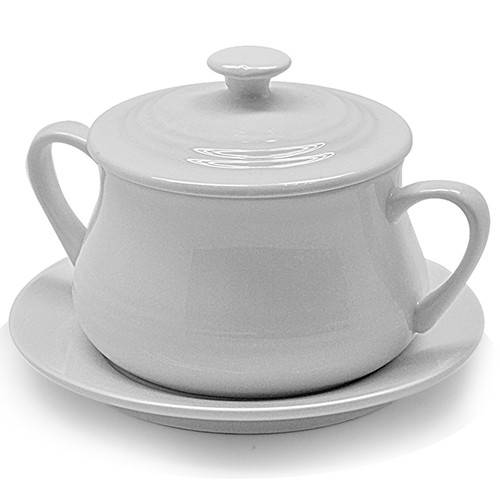 

Бульонница с блюдцем и крышкой 6.25"(16см) MC3247