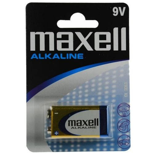 

Батарейка щелочная Maxell Alkaline, 6LF22 (крона), блистер 1шт