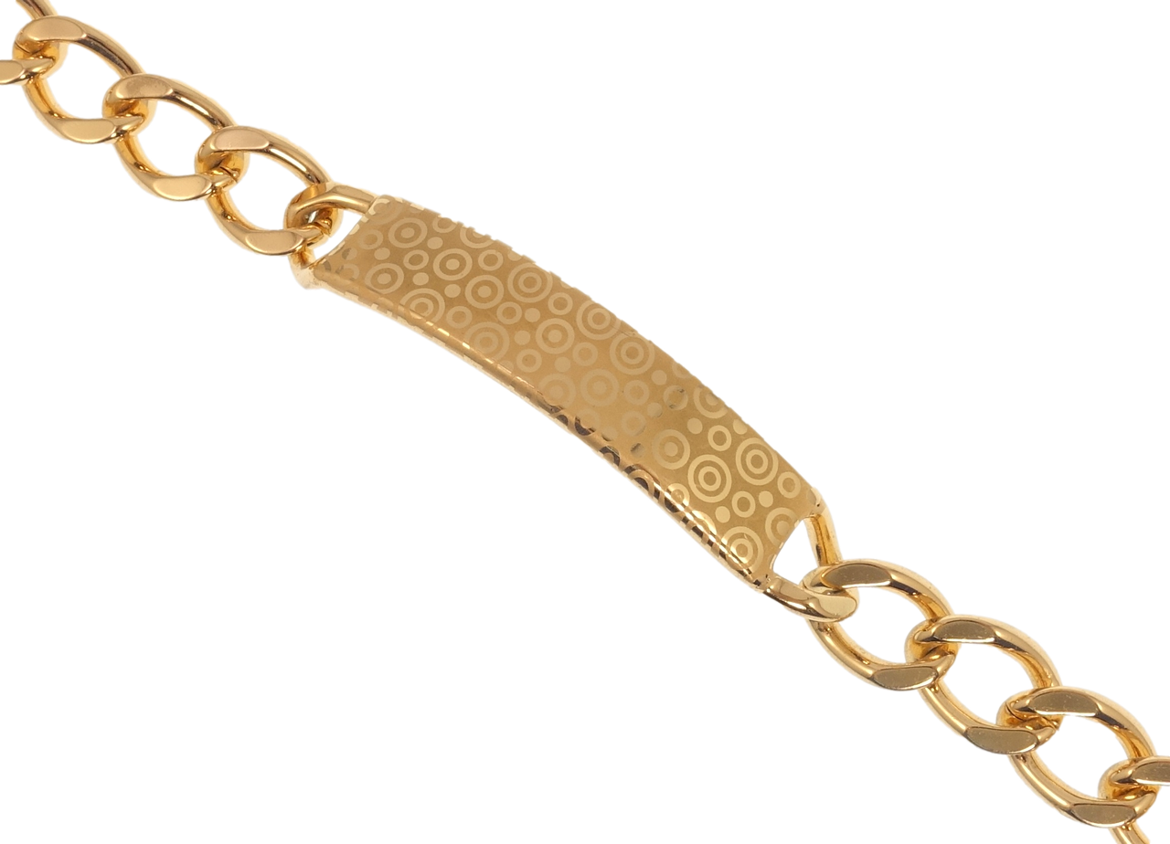 

Браслет Xuping Позолота 18K "Вставка с узором напылением" длина 20.5см х 10мм
