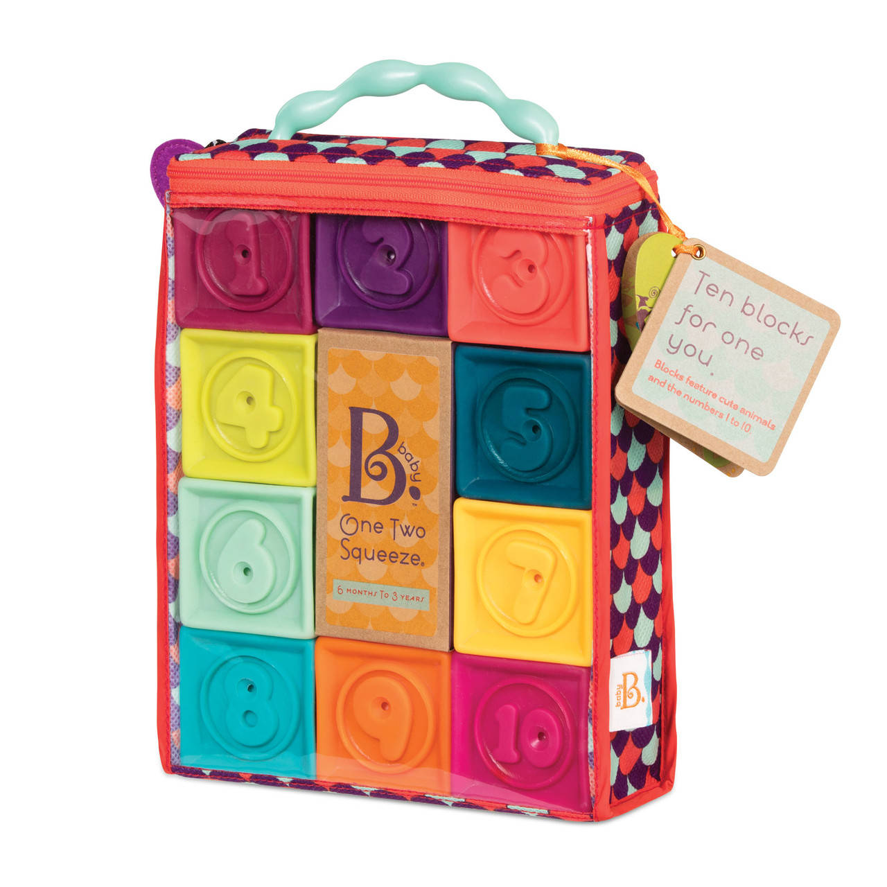 

Силиконовые кубики посчитайка Battat BX1481Z